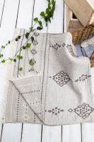 Peştamal, %100 Pamuk, Kilim, Açık Gri