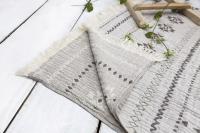 Peştamal, %100 Pamuk, Kilim, Açık Gri