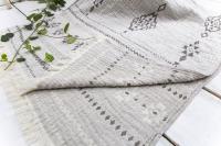Peştamal, %100 Pamuk, Kilim, Açık Gri