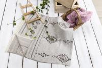 Peştamal, %100 Pamuk, Kilim, Açık Gri