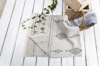 Peştamal, %100 Pamuk, Kilim, Açık Gri