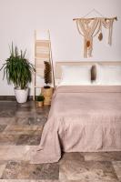 Yatak Örtüsü, Pike,Çift Kişilik, Siesta Saçaksız, Toprak